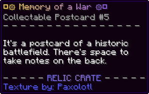 Crates Relic Text 18 Memory of a War.png