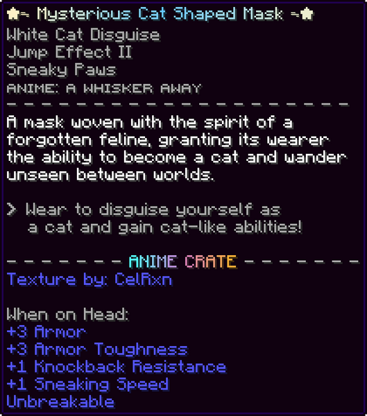 File:MysteriousCatShapedMaskDescription.png