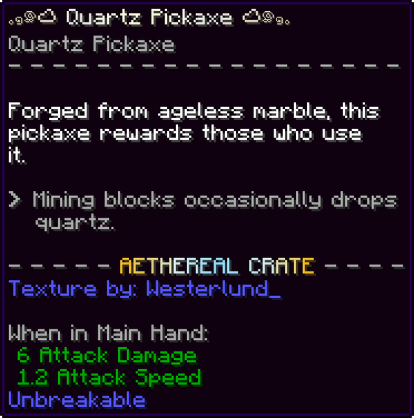 File:QuartzPickaxeDescription.png