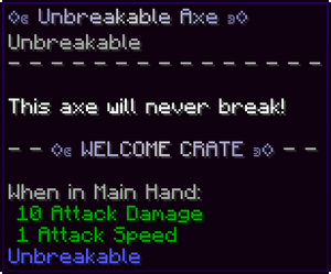 Crates Welcome Text 03 Unbreakable Axe.png